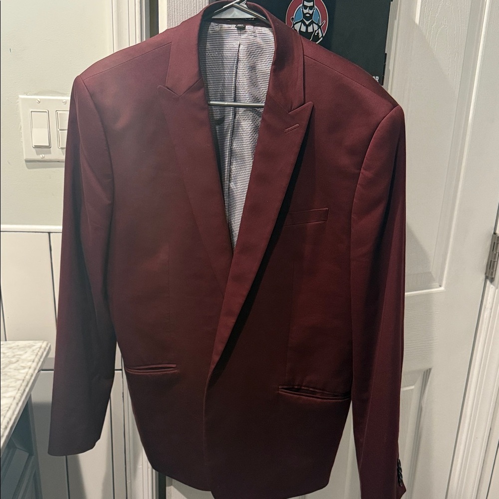 Express Deep Red Men's Blazer
